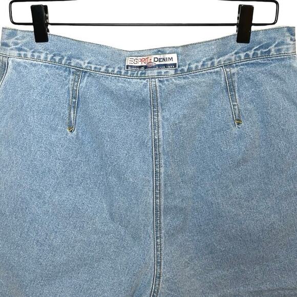Esprit Women’s Vintage 90’s LightWash Denim Shorts Size 13 - Picture 5 of 6